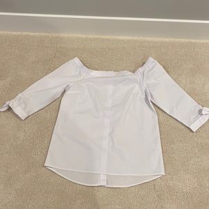 White off the shoulder blouse